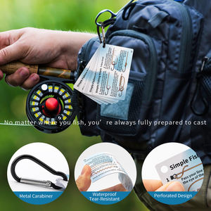 LUSHAZER – Lot de 12 cartes de guides de nœuds de pêche essentiels en PVC, guide de poche portable pour tous les pêcheurs - Product Image 3