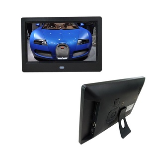 7 pollici OEM cornice digitale con <span class=keywords><strong>video</strong></span> ciclo di riproduzione immagine <span class=keywords><strong>video</strong></span> con adattatore di alimentazione di 1.2 metri - Product Image 1