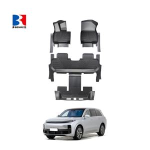 Juego de 4 Alfombrillas para Auto 5D de TPE, Antideslizantes e Impermeables, para Todo Clima, para Lixiang L8 2022 - Product Image 1