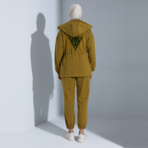 Factory Custom Logo Polyester/Cotton Women's <b>Modest</b> Sportswear Active Wear Long Sleeve <b>Set</b> Breathable Quick-Dry Elegant - Product Image 6