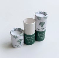 Offre Spéciale écologique Push up cosmétiques papier Tube cylindre baume à lèvres Kraft carton Tubes crème solaire résistant à l'huile papier Tubes