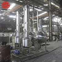 Évaporateur à vide électrique à film tombant pour l'éthanol Nouveau modèle pour une concentration efficace de liquide d'alcool dans les usines de fabrication