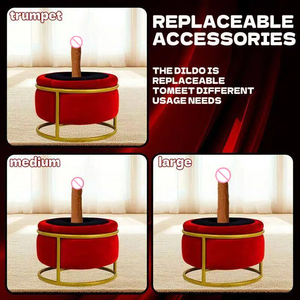 Tabouret de stimulation <span class=keywords><strong>BDSM</strong></span> de luxe avec contrôleur de vitesse réglable et accessoires interchangeables pour l'entraînement des adultes - Product Image 4