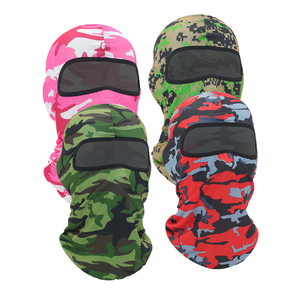 <span class=keywords><strong>Cagoule</strong></span> noire personnalisée à un trou, respirante, couleur unie, pour cyclisme, doublure de casque homme, masque de ski - Product Image 6