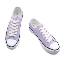 Baskets basses classiques en toile pour femmes - Chaussures de marche respirantes à lacets pour un usage quotidien, confortables et élégantes (ODM/OEM)