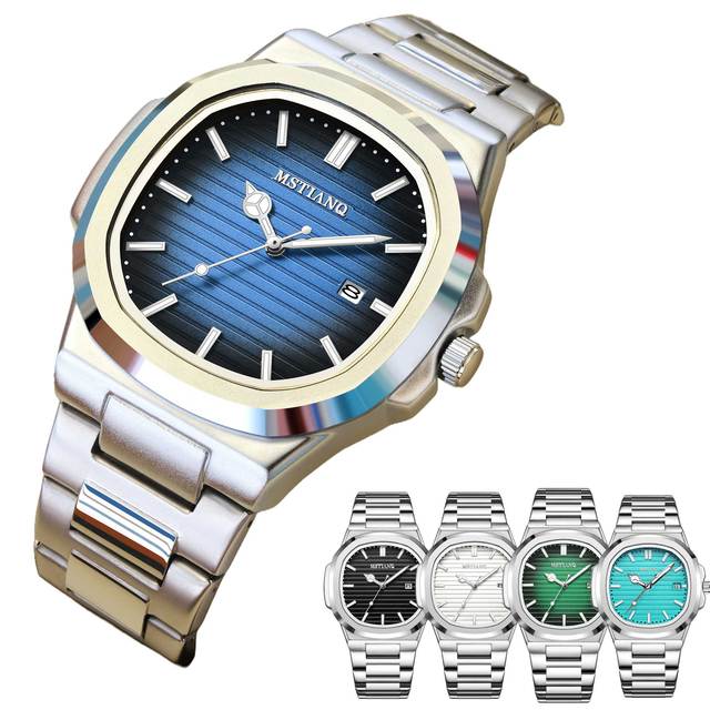 OEM Wholesale Waterproof Men's Wristwatch Stainless Steel Quartz Luminous Function Relojes Watch for Man