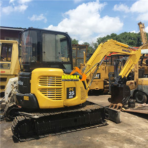 Mini-excavatrice Komatsu PC35MR-2 d'occasion, chenilles en caoutchouc, 3,5 tonnes, PC35MR, PC35, d'origine japonaise, petite pelle compacte, excavatrice sur chenilles - Product Image 6