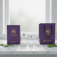Flacon de parfum carré noir mat de luxe 30ml 50ml 100ml, flacon vide, boîte cadeau, sac en papier couleur personnalisée, emballage de marque de parfum