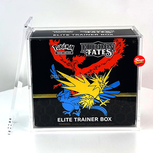 SHP Custom <span class=keywords><strong>Pokemon</strong></span> ETB Shining Fates Elite Trainer Box 25th Celebrations Estuche protector <span class=keywords><strong>de</strong></span> acrílico - Product Image 2