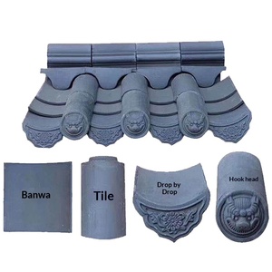 Piastrelle in Ceramica Verde Antico Finitura Opaca Antiscivolo 200x200mm per Decorazione Tetto di Cortili e Padiglioni Stile Antico - Product Image 5