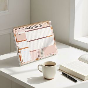 Cuaderno Espiral de Diario de Alimentos Sin Fecha 2026 B5, Planificador Semanal Motivacional Sin Fecha - Product Image 2