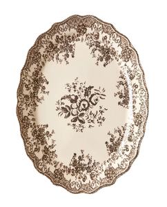 Platos profundos de loza Floral de 35cm, <span class=keywords><strong>vajilla</strong></span> de cerámica, juegos de platos, <span class=keywords><strong>vajilla</strong></span>, plato de cerámica profundo para restaurante en casa - Product Image 1