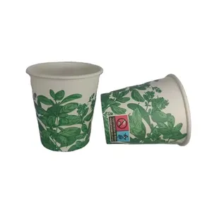 2.5oz-22oz customized brand printed disposable single wall paper cup OEM/ODM coffee cups