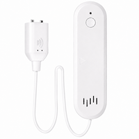 Détecteur de fuite d'eau intelligent Tuya ZigBee avec rallonge et alarme sonore de 80 dB, commande vocale pour la maison et l'hôtel