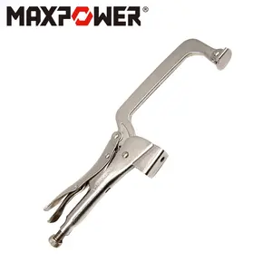 Maxpower marke CRV hohe qualität Multi-Funktion Spann Bench Clamp Gebogen Kehle Klemme Zange Locking Zangen Set Mit Draht cutter