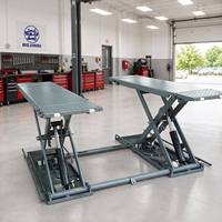 Elevador de Tijera Móvil de Altura Media BOJINSI BJS2828-MB35 de Alta Calidad, 3500 kg, Elevador Hidráulico para Autos, 1 Año de Garantía, Motor de 2.2 kW