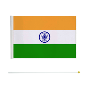 Không thấm nước Ấn Độ tay cờ 14*21cm Ấn Độ cờ Polyester cờ của Ấn Độ - Product Image 4