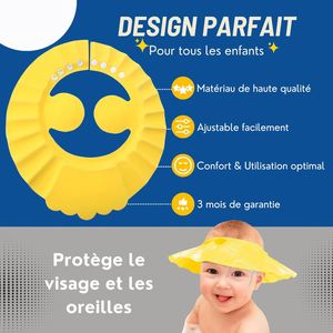 Gorro de Baño para Bebés, Ajustable, Suave, Ecológico, con Protección para los Oídos, Diseño de Pato, para Niños Pequeños, Venta al Por Mayor - Product Image 2