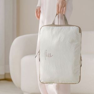 Wholesale 4pcs/set Compressible Travel Packing Organizer Carry Suitcase Bags <b>Wardrobe</b> Compressible Clothes Quilt Organizing Bag - Product Image 4