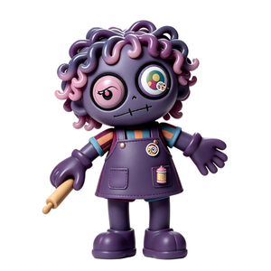 Figurine de collection personnalisée OEM en PVC, figurine d'action anime en vinyle ABS, jouet de créateur Zombie Girl, vente en gros directe usine - Product Image 2