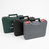 Boîte à outils en plastique moulé par soufflage, mallette de rangement rigide pour équipement avec poignée et loquet, moule extérieur partagé, cavité intérieure personnalisée OEM & ODM