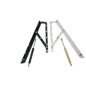 High-Tech Steel Tatami <b>Bed</b> Pneumatic Rod Essential Hardware in Black+<b>White</b> for Comfortable Lifting and Easy Installation - Product Image 5