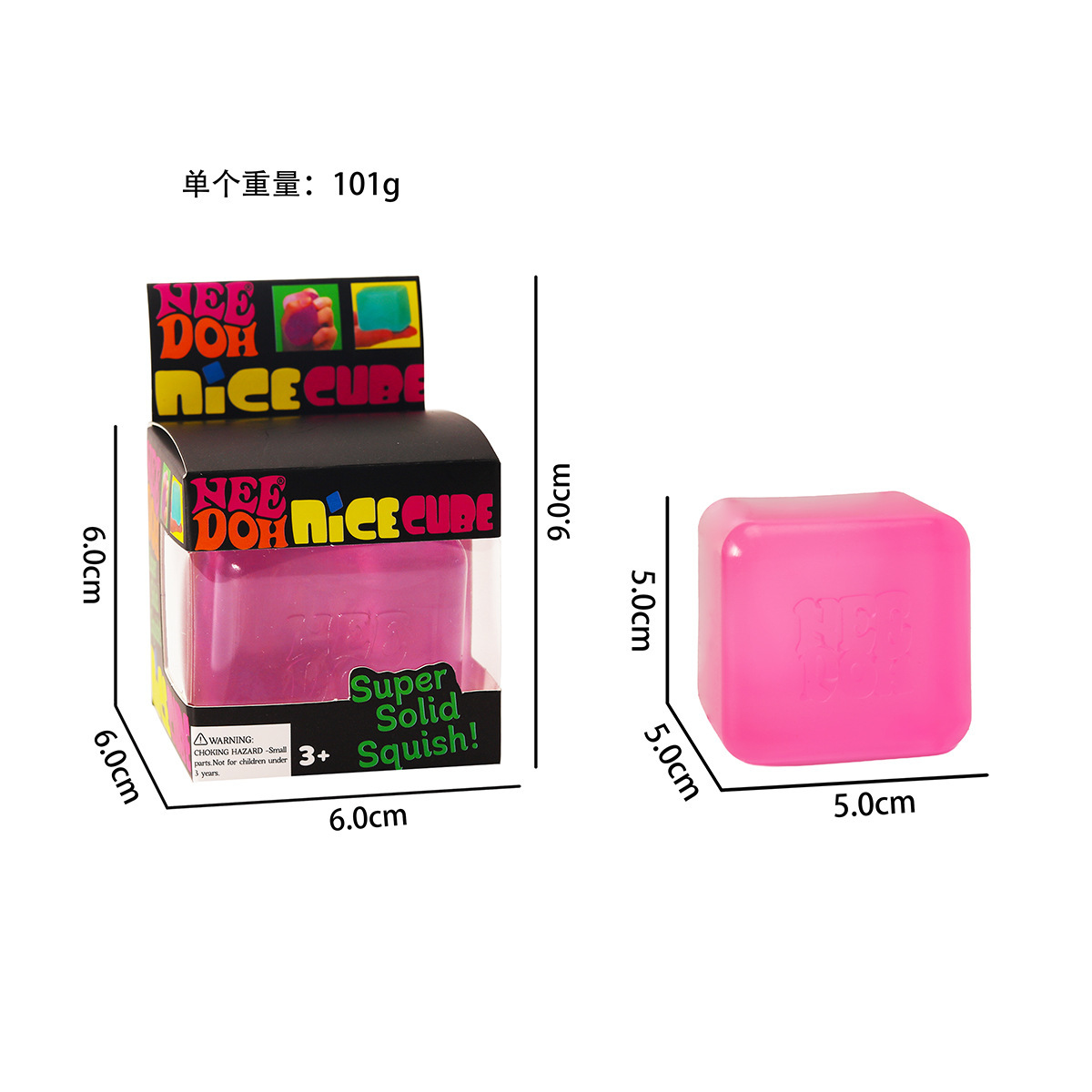 Boîte de glaçons TPR 5 cm [rose]