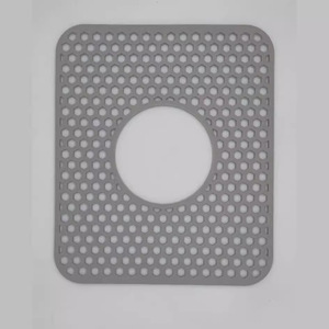 Silicone Drain Mat For Kitchen Sink Square Non Slip Sink <b>Protector</b> Bottom Pad - Product Image 3