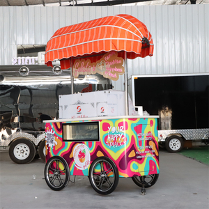 2025 New Type Italian Ice Cream Cart Tricycles With Gelato Machine Ice Cream Tricycle - Product Image 2