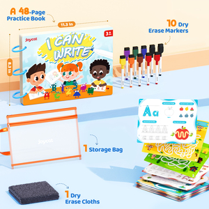 Joycat Chữ Viết Tay Thực Hành Giáo Dục Học Tập Truy Tìm Bút Điều Khiển Số Bảng Chữ Cái Tái Sử Dụng Chữ Viết Tay Thực Hành Cuốn Sách Cho Trẻ Em - Product Image 6