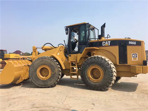 Chargeuse sur pneus Caterpillar 966G d'occasion, chargeuse frontale usagée pour travaux de construction routière et de stockage - Product Image 2
