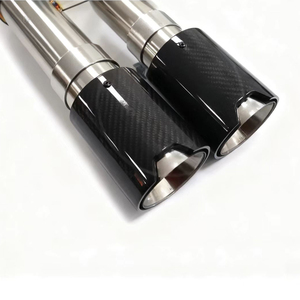 Embout d'échappement Valvetronic GDR de luxe en acier inoxydable poli miroir, épaisseur 1,5 mm, pour BMW M2/F80-M5/F90 Série 3 - Product Image 6