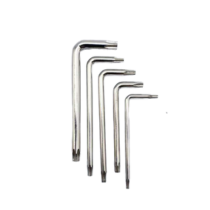 Jeu de tournevis en T 4mm Clé Allen Acier <span class=keywords><strong>Torx</strong></span> <span class=keywords><strong>T6</strong></span> T8 T10 T15 T20 T25 T30 OEM - Product Image 1