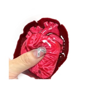 Juguete para apretar con forma de corazón humano, juguete para aliviar el estrés de TPE para adultos, unisex, a partir de 14 años - Product Image 1