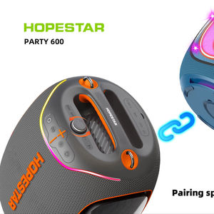 ลำโพงคาราโอเกะ HOPESTAR <span class=keywords><strong>Partybox</strong></span> 600 300w กำลังขับสูง กันน้ำ พร้อมไมโครโฟนและบลูทูธ ของแท้ - Product Image 3