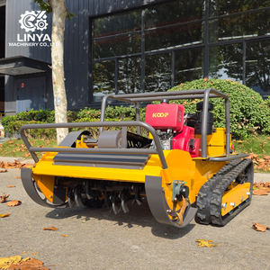 Tondeuse à gazon à chenilles automatique à essence 800 mm 4 temps avec télécommande sans fil durable - Product Image 3