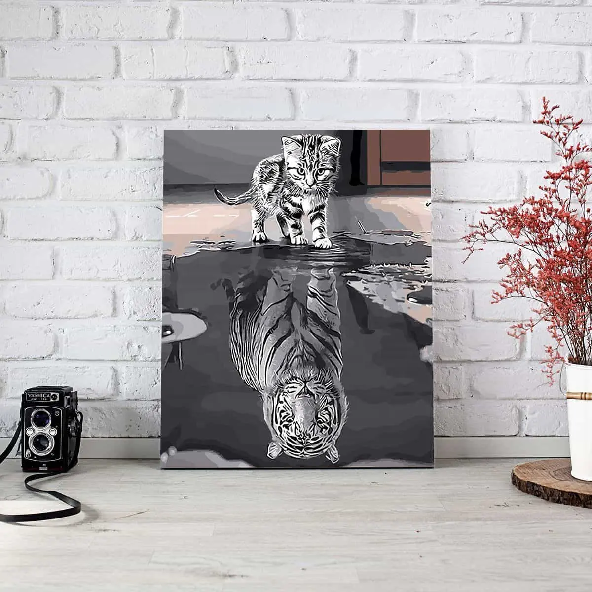 Fournisseurs d'or Orfon 40x50 peinture personnalisée par numéros article croire images de tigre