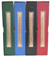 Lettre certificats d'adhésion en cuir bureau Record Book Document Organisateur Fichier Dossier Kit Llc Corporate Binder avec Slipcase