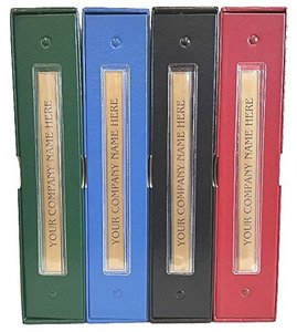 Thư thành viên giấy chứng nhận da văn phòng hồ sơ cuốn sách tài liệu tổ chức tập tin thư mục Kit LLC công ty chất kết dính với slipcase - Product Image 6