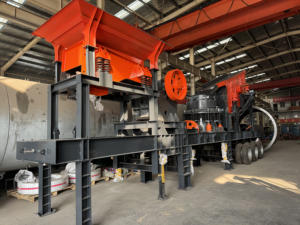 מנוע או מנוע דיזל משולב tyre/track styre צולל 30-80 קמ "ר כרייה מחצבה מכונות ריסוק - Product Image 4