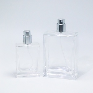 30ml 50ml 100ml Fragrance Rectangle Vintage Square <b>Spray</b> 50 ml 100 ml <b>Empty</b> Glass Perfume <b>Bottles</b> With Wooden Cap - Product Image 3