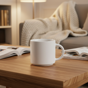 Оптовые элитные современные керамические кружки на заказ с крышкой, белые кофейные чашки с гравировкой логотипа, подарочная коробка для бизнеса, подходят для посудомоечной машины - Product Image 4