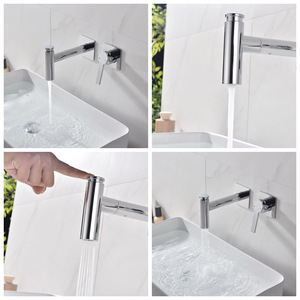 <span class=keywords><strong>Robinet</strong></span> encastré dissimulé, <span class=keywords><strong>robinet</strong></span> de lavabo de salle de bain chaud et froid intégré au mur, <span class=keywords><strong>robinet</strong></span> <span class=keywords><strong>mural</strong></span> dissimulé en cuivre intégral pré-encastré - Product Image 2