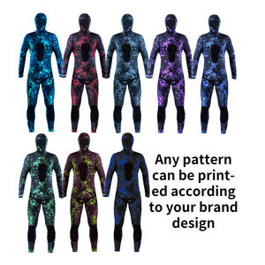 Vente en gros 5mm 6mm <span class=keywords><strong>combinaison</strong></span> de pêche sous-marine en néoprène pour hommes haute qualité 7mm à capuche <span class=keywords><strong>combinaison</strong></span> de <span class=keywords><strong>plongée</strong></span> gratuite imprimé combinaisons chaudes - Product Image 3