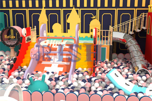 <span class=keywords><strong>Manège</strong></span> professionnel pour parc d'attractions, chevaux de carrousel, équipement de terrain de jeu intérieur pour enfants avec piscine à balles - Product Image 3