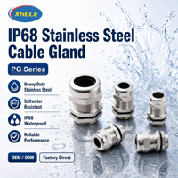 En stock – Presse-étoupe industrielle étanche IP68 en acier inoxydable haute tension, certifiée ROHS CE, pour câbles NPT M PG