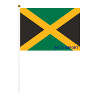 Drapeau du Honduras, petit drapeau à main résistant aux intempéries en polyester pour la décoration de table, les événements scolaires, les matchs de football, les défilés, les célébrations