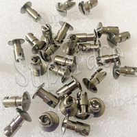 Pièces de voiture de course : Fixations Dzus à quart de tour en titane/acier à tête fendue sous coupure 1/4", 3/8", 7/16" pour châssis de kart de course