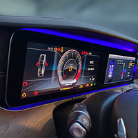 Adapté à la modification de l'éclairage d'ambiance Mercedes Benz Classe E W213, modification et mise à niveau de la bande lumineuse LED de l'écran