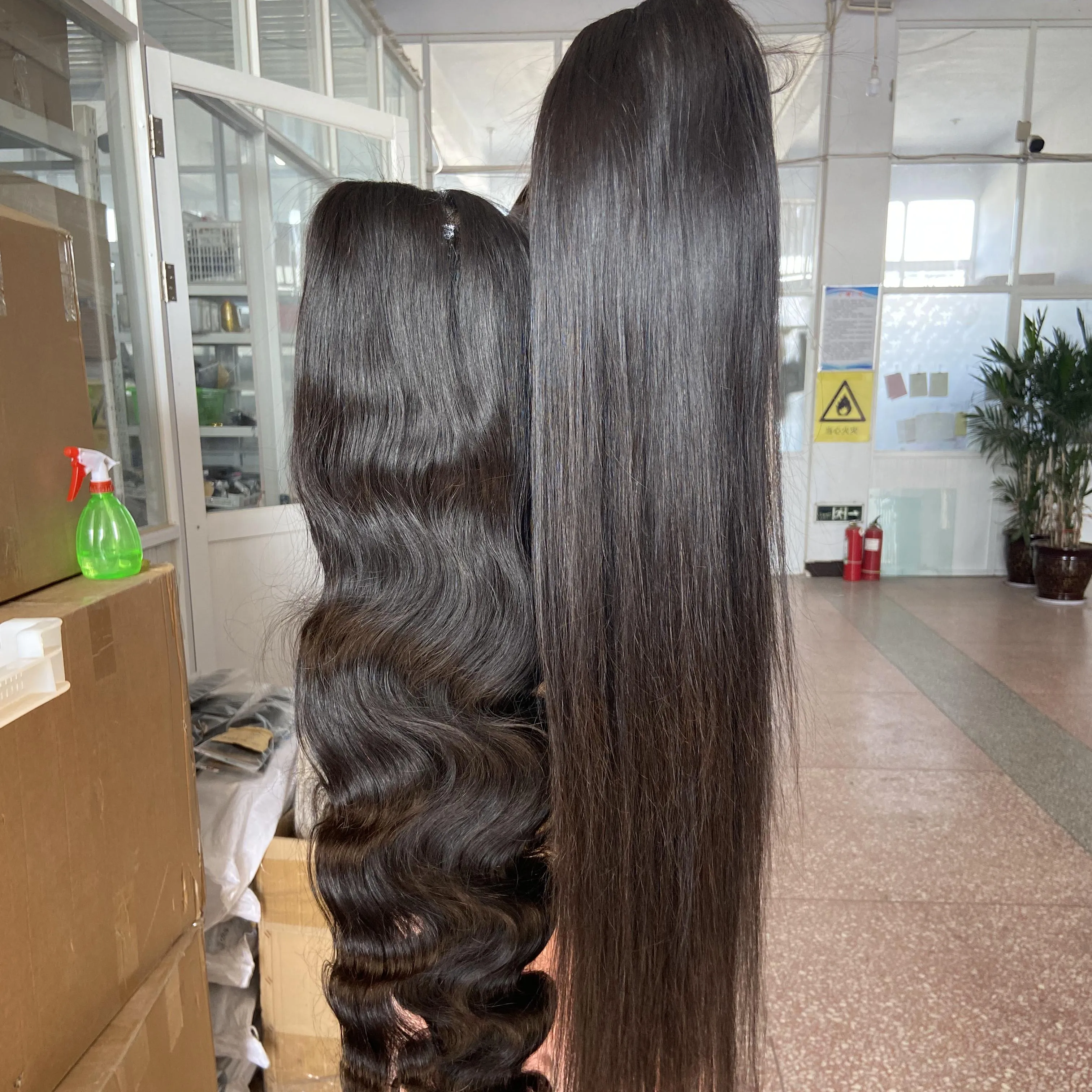 13X4 Transparant Kant Frontale Pruik Met Baby Haar Voor Zwarte Vrouwen Leveranciers 100% Virgin Brazilian Hair Hd Lace Front Menselijk haar Pruik